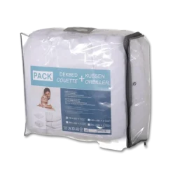 Pack couette 140 x 200 cm + 1 Oreiller polyester