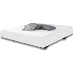 Phoenix 120 cm - Cadre de lit blanc mat