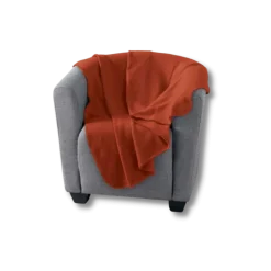 Plaid Milou terracotta