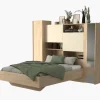 Pont de lit Hypnose avec lit Hickory et sable