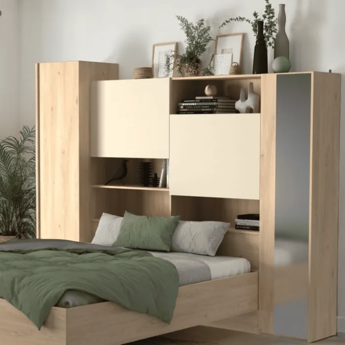 Pont de lit Hypnose Hickory + sable