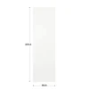 Porte blanche Casa H201cm - L60 cm