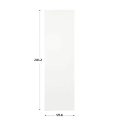 Porte blanche Casa H201cm - L60 cm