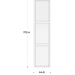 Porte cadre Casa H 174 cm - L 45 cm Blanc