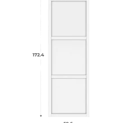Porte cadre Casa H174 cm - L 60 cm Blanc