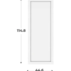 Porte cadre Casa H116 cm - L 45 cm blanc