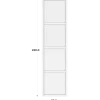 Porte cadre Casa H232 cm - L 60 cm - Blanc
