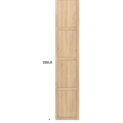 Porte cadre Casa H 232 cm - L 45 cm Chêne hikory