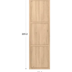 Porte cadre Casa H201 cm L 60 cm chêne hikory