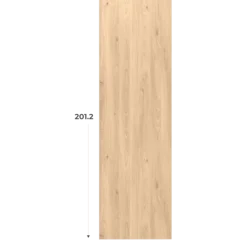Porte Casa chêne hickory H201cm - L60 cm