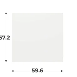 Porte Casa H58 cm x L 60 cm Blanc