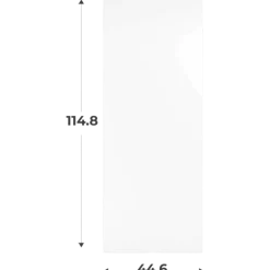 Porte H116 cm Casa blanc L 45 cm