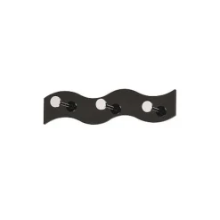 Porte-manteau Wavy noir