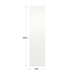 Porte simple L 60 cm Casa blanc