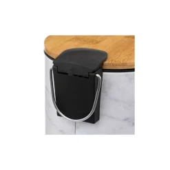 Poubelle Lea blanc 174995