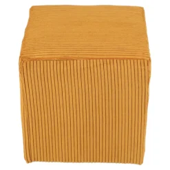 Pouf Bali jaune