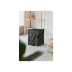 Pouf Benny tabouret - décor pierre 003289