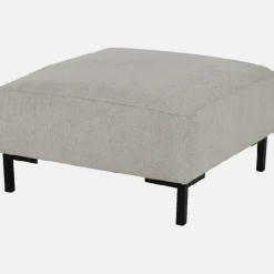 Pouf KAI tissu beige