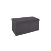 Pouf pliant 156911C gris foncé