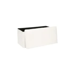 Pouf pliant Ezzio blanc