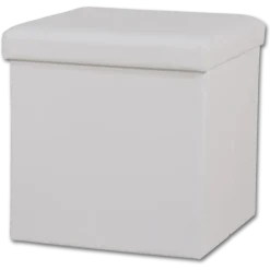 Pouf pliant FSO blanc