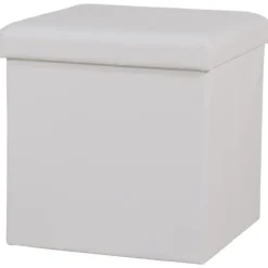 Pouf pliant FSO blanc