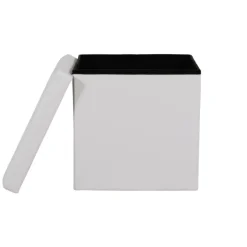 Pouf pliant FSO blanc