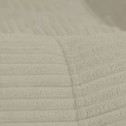 Pouf poire Rimo - Cotelé poso 100 Ivoire