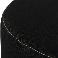 Pouf rond Jacques noir