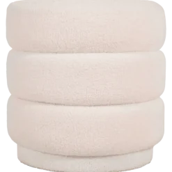 Pouf Sinan blanc