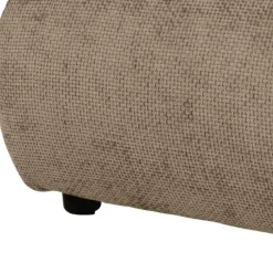 Pouf Venice en tissu gris