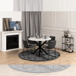 Produit WEB - 18857 Table 110 cm ronde Heaven céramique