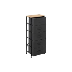 Rangement haut 5T Tisssa gris foncé