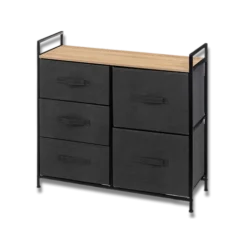 Rangement 5T Tissa gris foncé