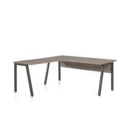 Retour pour bureau Pronto 4 AT chêne vintage/noir