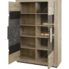 Sacha - argentier 120 cm canyon oak et effet marbre
