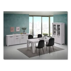 Salle à manger Olivos ( Dressoir + table + vitrine ) SANS CHAISES