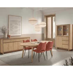 Salle à manger Rondi avec vitrine