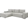 Salon convertible Luciano gris clair