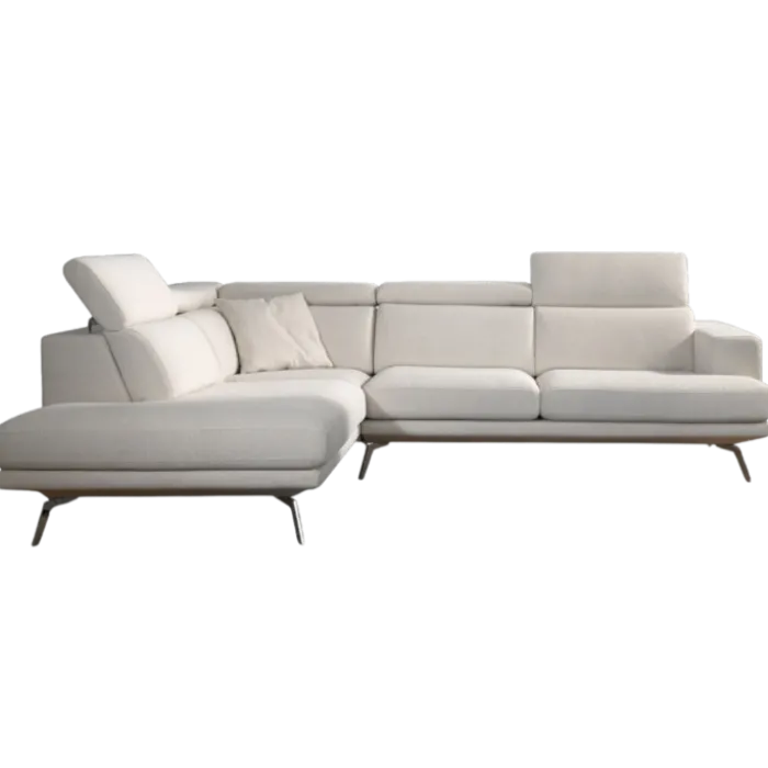 Salon d'angle Acerra Gauche Silver