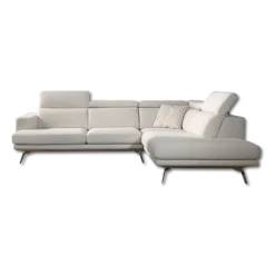 Salon d'angle Acerra gris