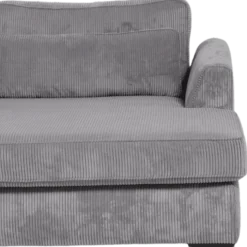 Salon d'angle Alcamo gris
