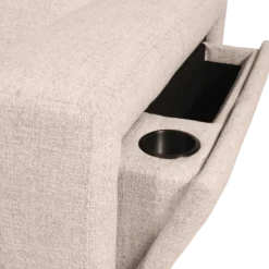Salon d'angle avec chaise longue à gauche KM.6830