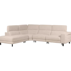 Salon d'angle avec chaise longue à gauche KM.6830
