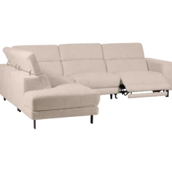 Salon d'angle avec chaise longue à gauche KM.6830