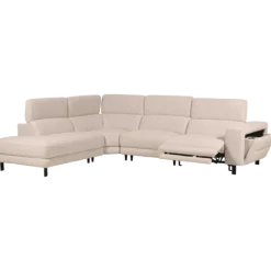 Salon d'angle avec chaise longue à gauche KM.6830