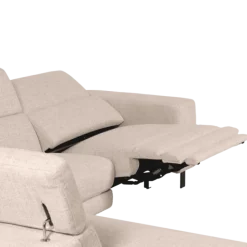 Salon d'angle avec chaise longue à gauche KM.6830
