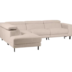 Salon d'angle avec chaise longue à gauche KM.6830