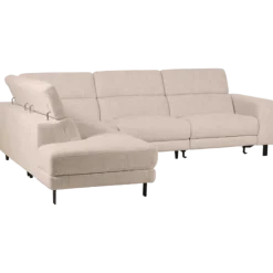 Salon d'angle avec chaise longue à gauche KM.6830