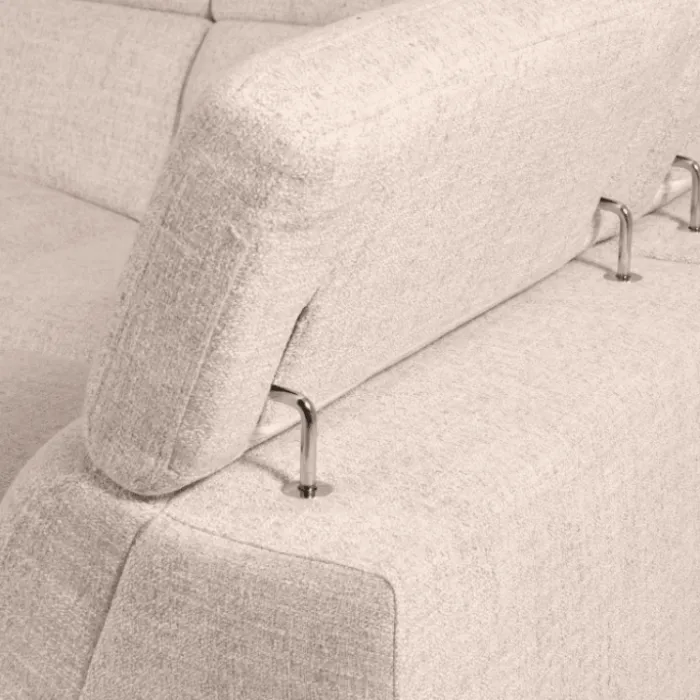 Salon d'angle avec chaise longue KM.6830 beige